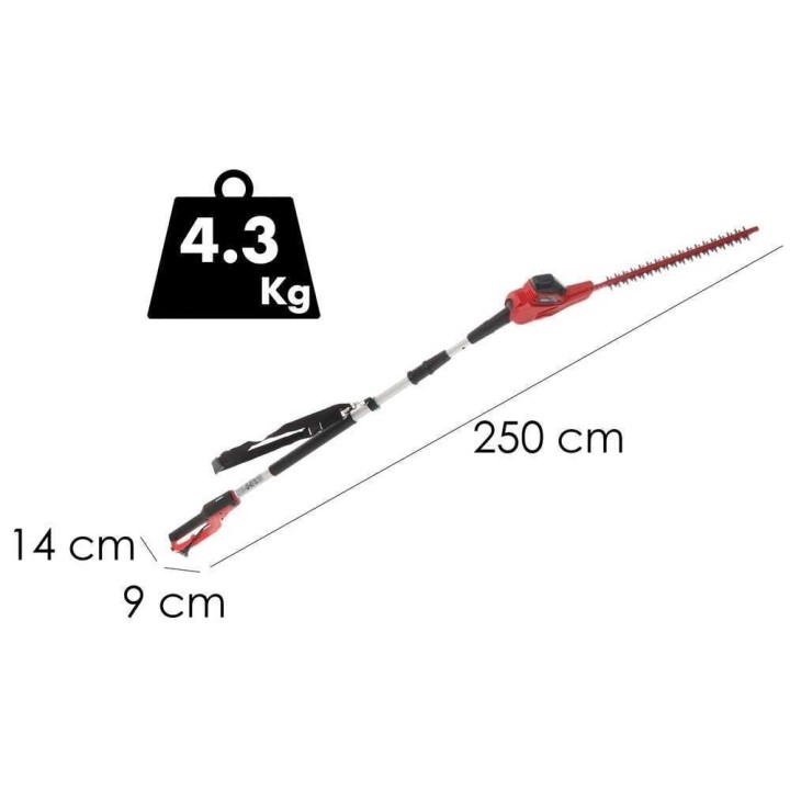 Einhell GC-HH 5056 sähköinen teleskooppipensasleikkuri, 500 W, 56 cm