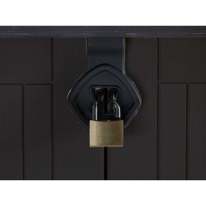 Keter Store it Out Midi black säilytyskaappi, 880 l, 132 × 71,5 × 113,5 cm