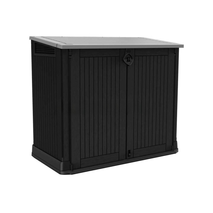 Keter Store it Out Midi black säilytyskaappi, 880 l, 132 × 71,5 × 113,5 cm