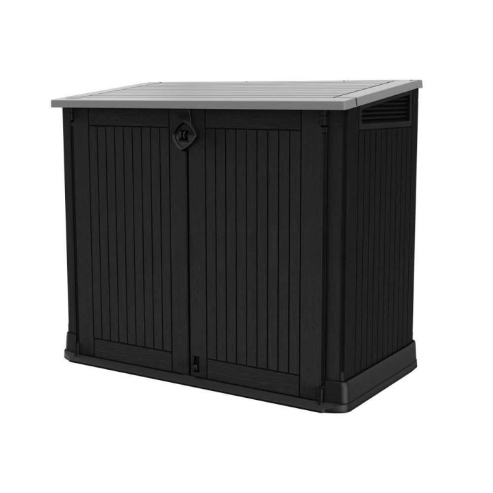 Keter Store it Out Midi black säilytyskaappi, 880 l, 132 × 71,5 × 113,5 cm
