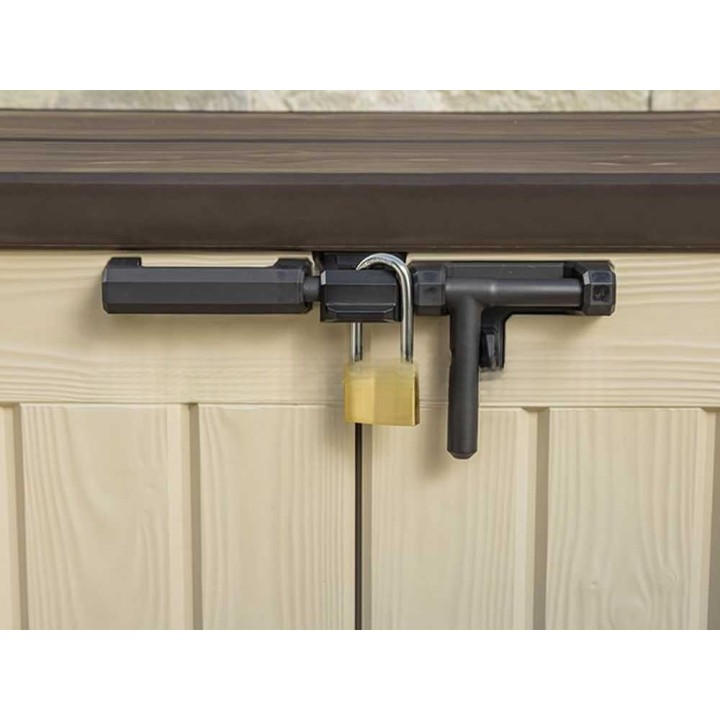 Keter Store it Out Max beige säilytyslaatikko, 1 200 l, 145,5 × 82 × 125 cm