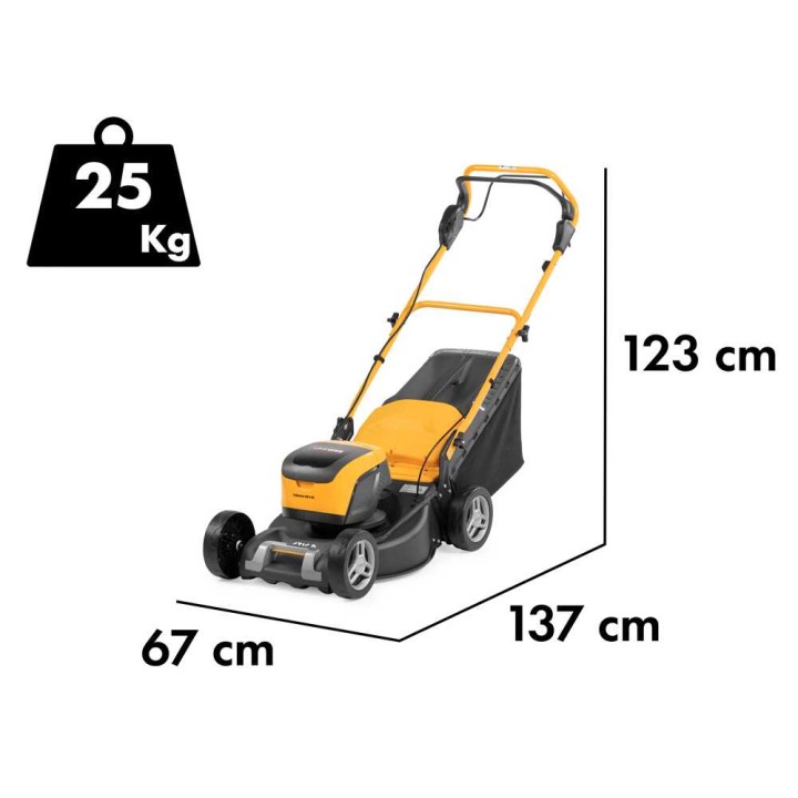 Stiga Collector 48 S AE Kit akkuruohonleikkuri, 46 cm, 48 V / 5 Ah