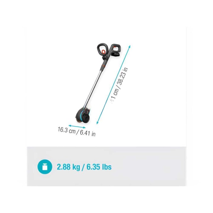 Gardena EasyWeed 1800/18V P4A solo saumapuhdistin, 18 V, ilman akkua ja laturia