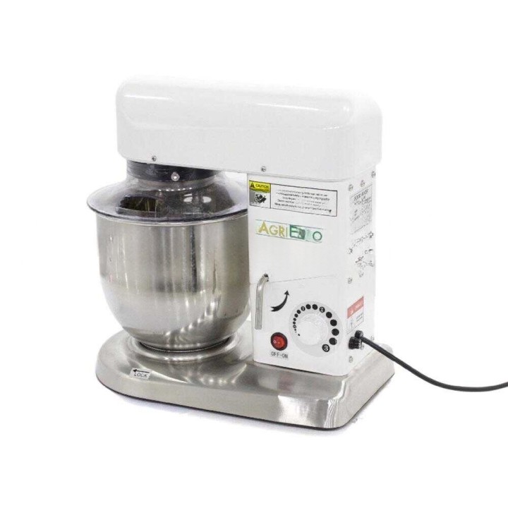 FP107 planetaarinen taikinakone, 7,5 l, 500 W, säädettävä nopeus