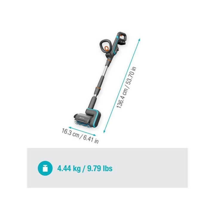 Gardena AquaBrush Universal 04/1 lattianpesulaite, 18 V, ilman akkua ja laturia