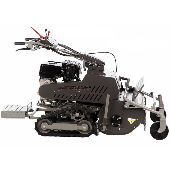 Weibang WBGT6813-TE telaketjuvetoinen hybridivasaramurskain, 9 HP, 68 cm