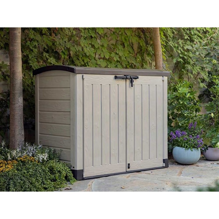 Keter Store it Out Arc beige säilytyslaatikko, 1 200 l, PVC, 146 × 82 × 120 cm