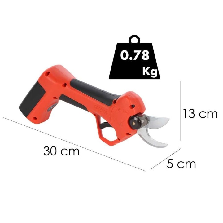 Stocker Kantia E-22 TR sähköoksasakset, 7,2 V, 2,5 Ah, 180 W