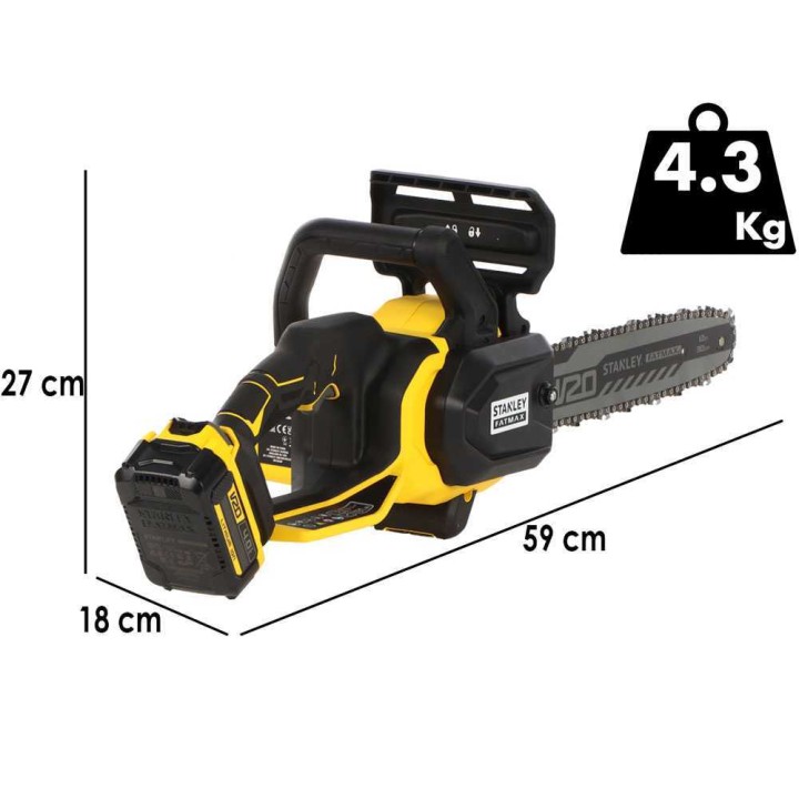 Stanley Fatmax SFMCCS730 akkuketjusaha, 20 V, 30 cm, ilman akkua ja laturia