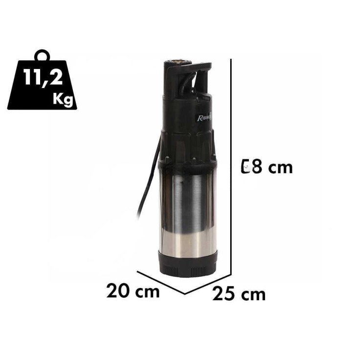 Ribimex PRPVC1201AUTO uppopumppu kaivoihin, 1 200 W, 6 000 l/h, 220–240 V