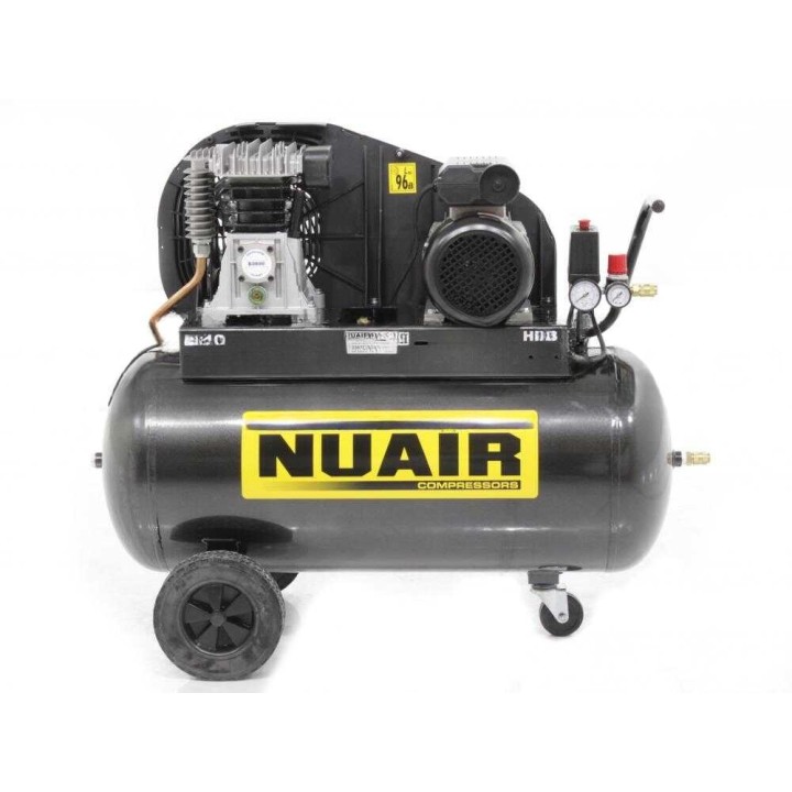 Nuair B2800B/100 CM3 hihnavetoinen kompressori, 3 HP, 100 l, 230 V