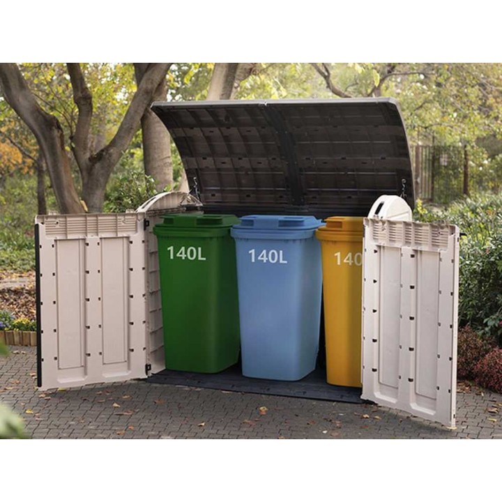 Keter Store it Out Ultra puutarhavaja, PVC, 2 000 l, 177 × 113 × 134 cm