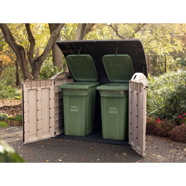 Keter Store it Out Ultra puutarhavaja, PVC, 2 000 l, 177 × 113 × 134 cm