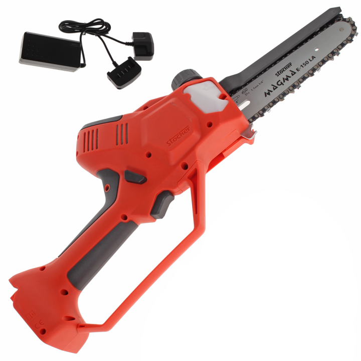 Stocker MAGMA E 150 LA akkukäyttöinen oksasaha 21 6 V 350 W ilman akkua