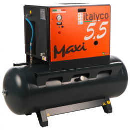 Italyco Maxi 6 270 ruuvikompressori 5 HP 270 l 10 bar