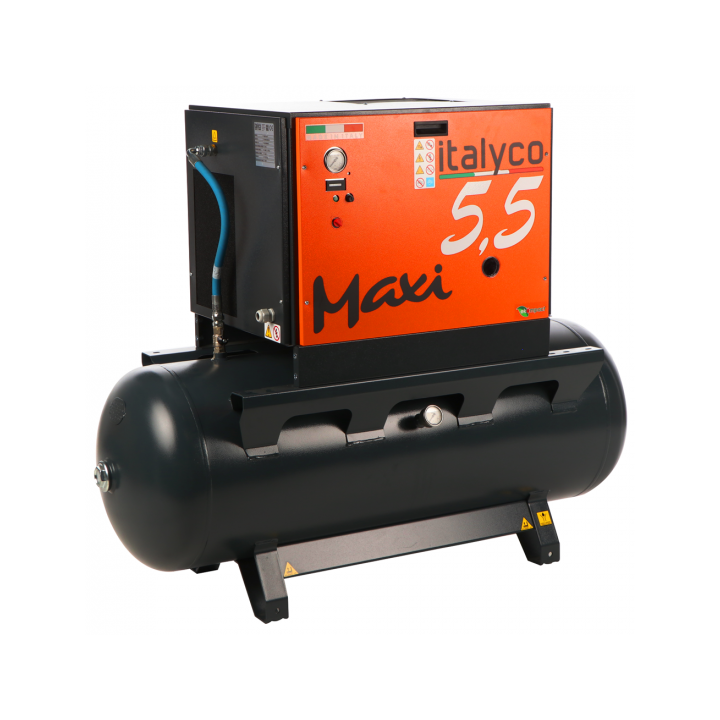 Italyco Maxi 6 270 ruuvikompressori 5 HP 270 l 10 bar