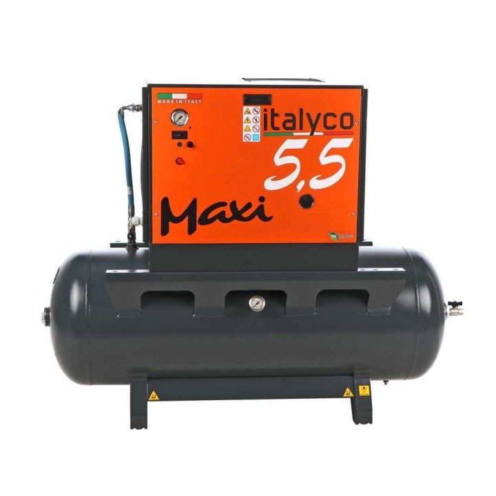 Italyco Maxi 6/270 ruuvikompressori, 5 HP, 270 l, 10 bar