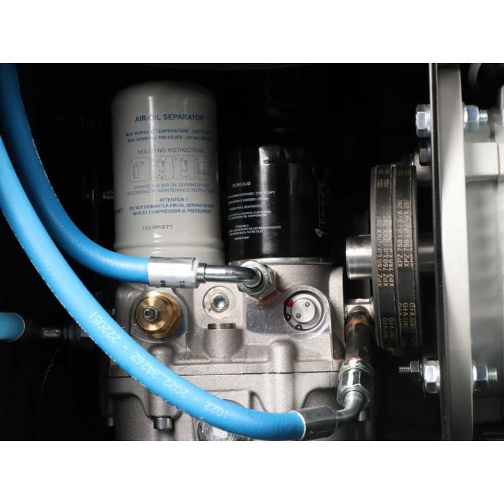 Italyco Maxi 6/270 ruuvikompressori, 5 HP, 270 l, 10 bar