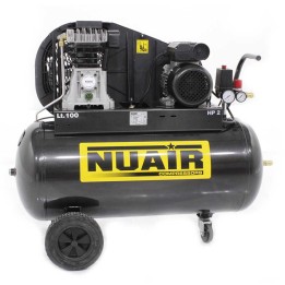 Nuair B2800 100 CM 2 hihnavetoinen kompressori 2 HP 100 l 10 bar