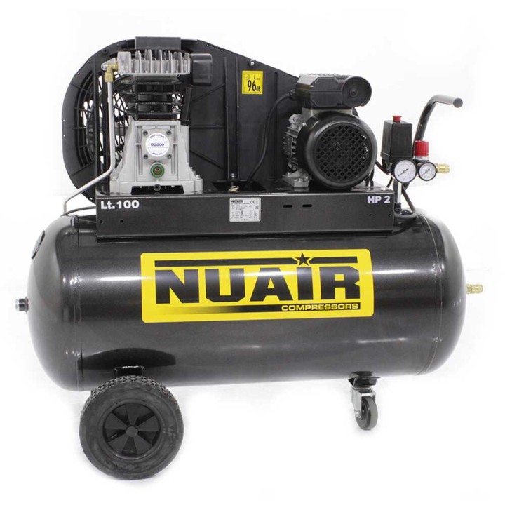 Nuair B2800 100 CM 2 hihnavetoinen kompressori 2 HP 100 l 10 bar