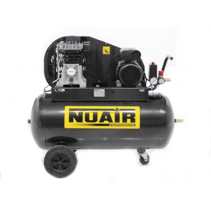 Nuair B2800/100 CM 2 hihnavetoinen kompressori, 2 HP, 100 l, 10 bar