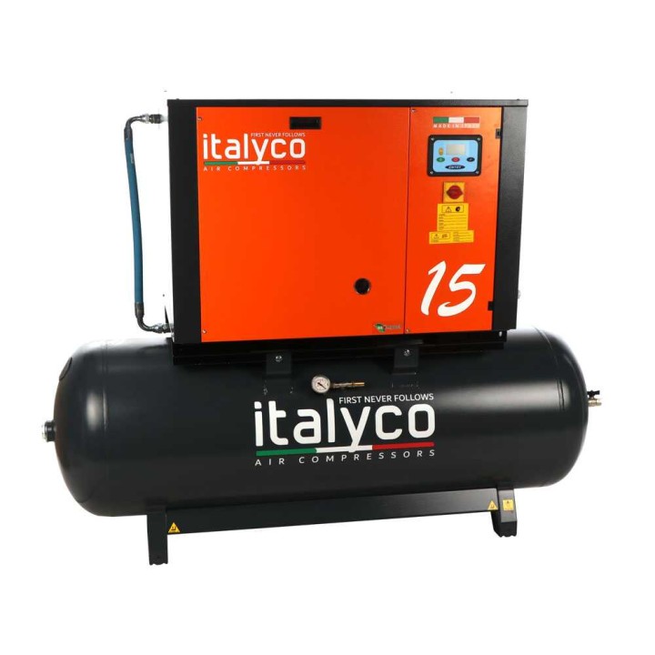 Italyco KV 15/500 Premium ruuvikompressori, 500 l, 15 HP, 400 V, 10 bar