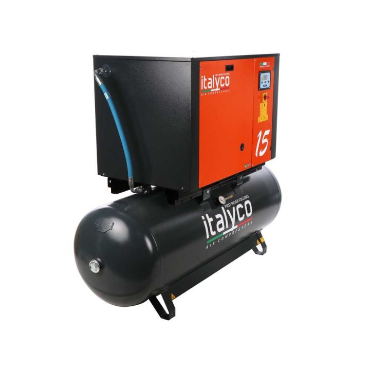 Italyco KV 15/500 Premium ruuvikompressori, 500 l, 15 HP, 400 V, 10 bar