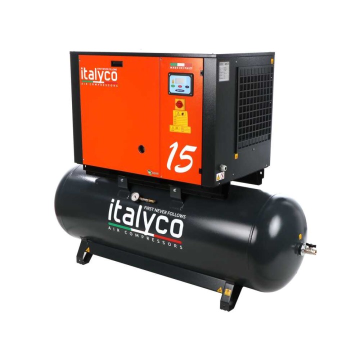 Italyco KV 15/500 Premium ruuvikompressori, 500 l, 15 HP, 400 V, 10 bar