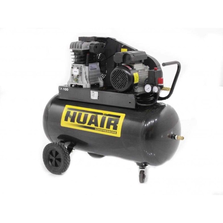 Nuair B2800/100 CM 2 hihnavetoinen kompressori, 2 HP, 100 l, 10 bar