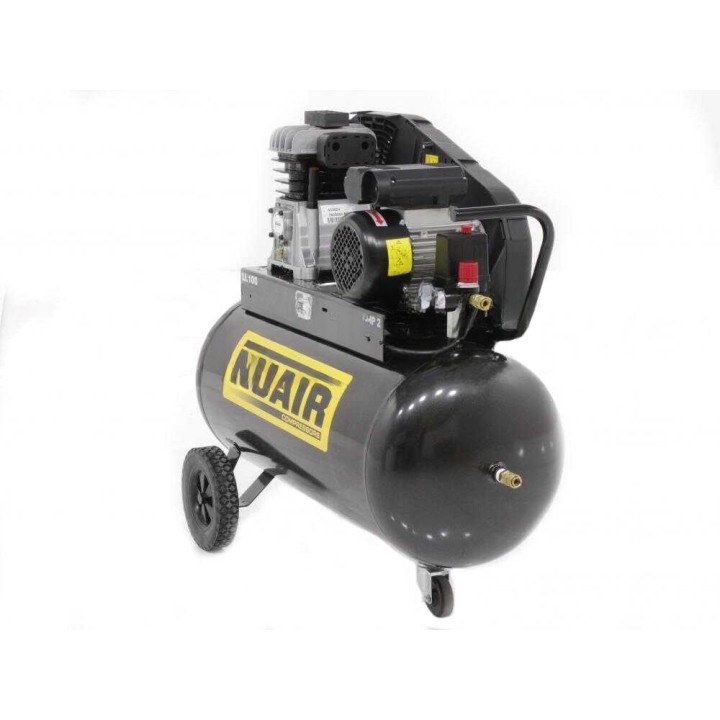Nuair B2800/100 CM 2 hihnavetoinen kompressori, 2 HP, 100 l, 10 bar