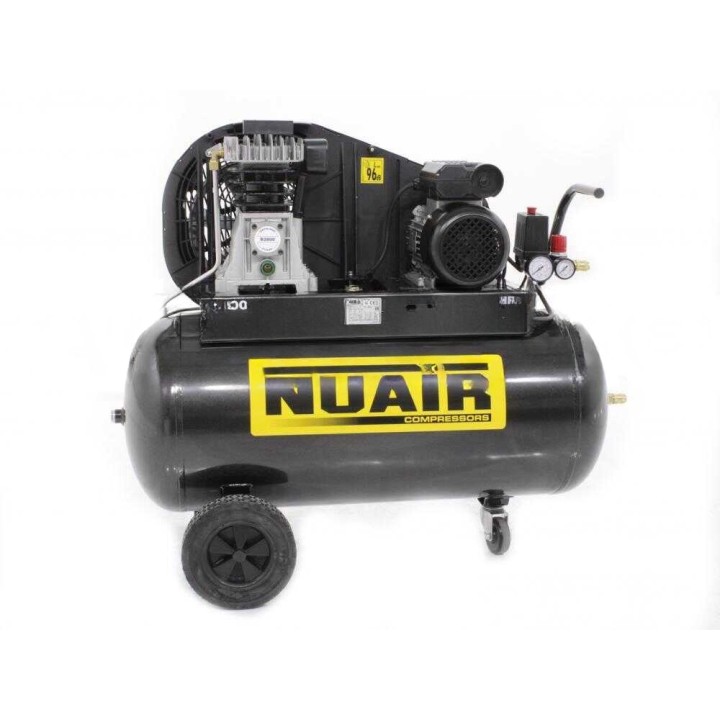 Nuair B2800/100 CM 2 hihnavetoinen kompressori, 2 HP, 100 l, 10 bar