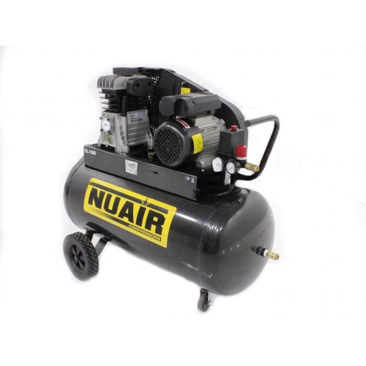 Nuair B2800/100 CM 2 hihnavetoinen kompressori, 2 HP, 100 l, 10 bar