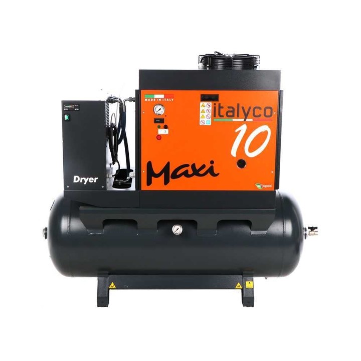 Italyco Maxi 10/270 D ruuvikompressori, 10 HP, 270 l, 10 bar, 400 V