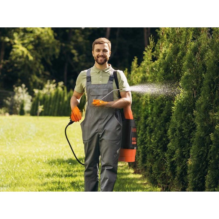 Black & Decker BXSPBS07E akkukäyttöinen reppuruisku, 7 l, 7,2 V, 2,6 Ah