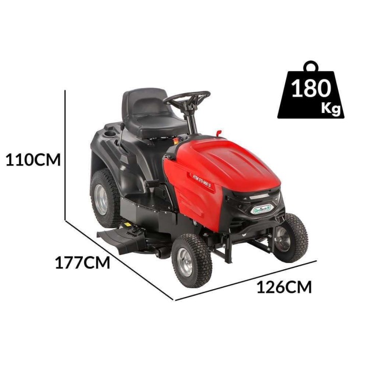 GeoTech RTM 170-960 S -ajoleikkuri, 96 cm, sivulle heitto, 17 HP
