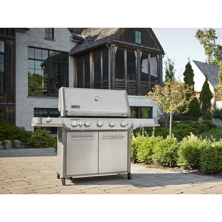 Weber Summit FS38 Stainless Steel kaasugrilli, 5 poltinta, 19,05 kW