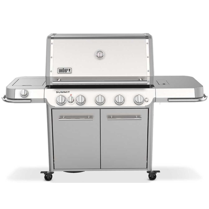 Weber Summit FS38 Stainless Steel kaasugrilli, 5 poltinta, 19,05 kW