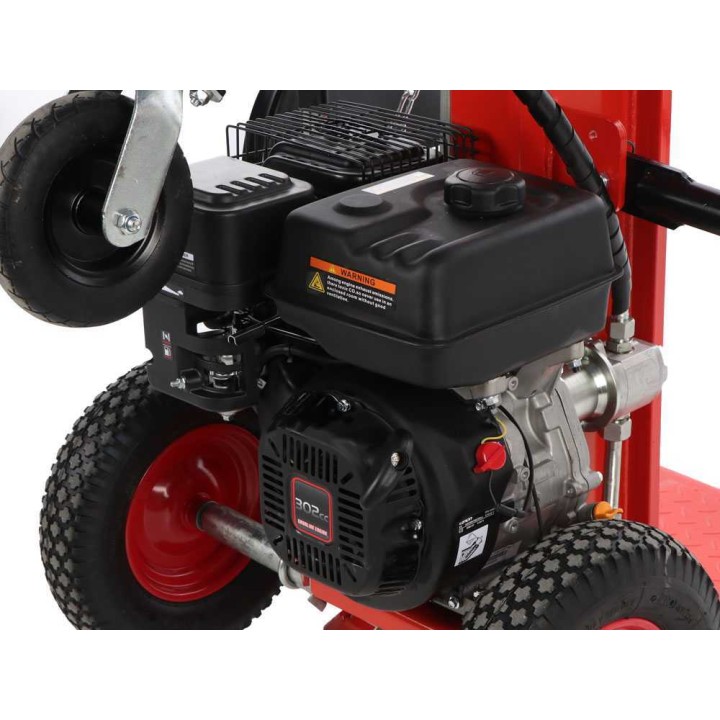 Blue Bird LSE 22000 pystymallinen halkomakone, Loncin G300F 302 cm³, 22 t