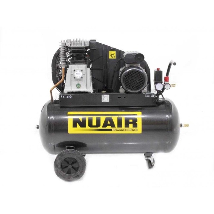 Nuair B3800B/100 CM3 hihnavetoinen kompressori, 3 HP, 100 l, 230 V