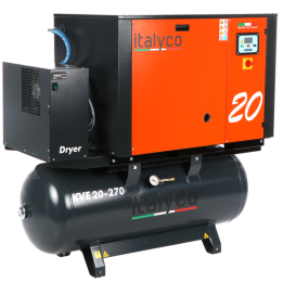 Italyco KVE 20 270 Premium ruuvikompressori 20 HP 270 l 10 bar