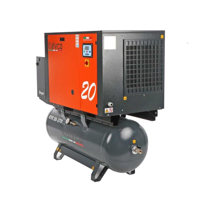 Italyco KVE 20/270 Premium ruuvikompressori, 20 HP, 270 l, 10 bar