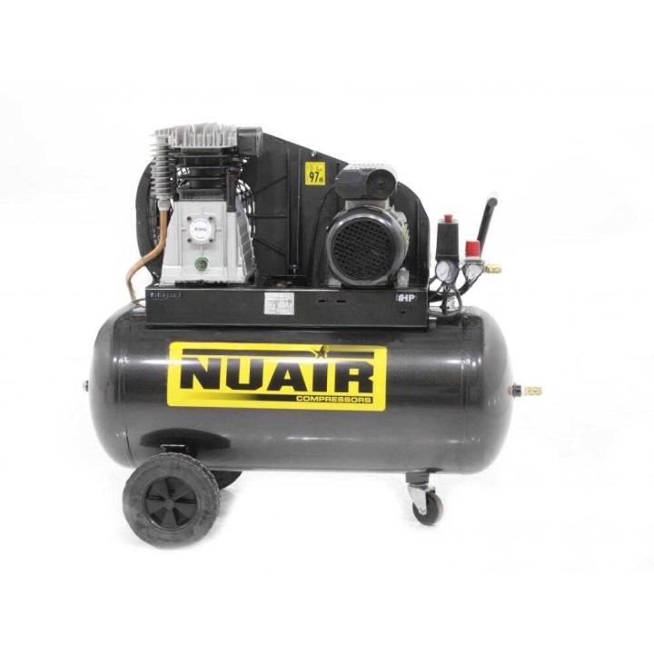 Nuair B3800B/100 CM3 hihnavetoinen kompressori, 3 HP, 100 l, 230 V