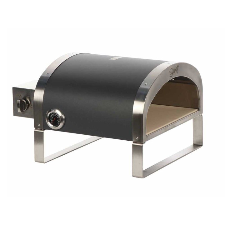 Spice Electronics Diavola 16 kaasukäyttöinen pizzauuni, refraktiivinen kivi, 40 × 40 cm