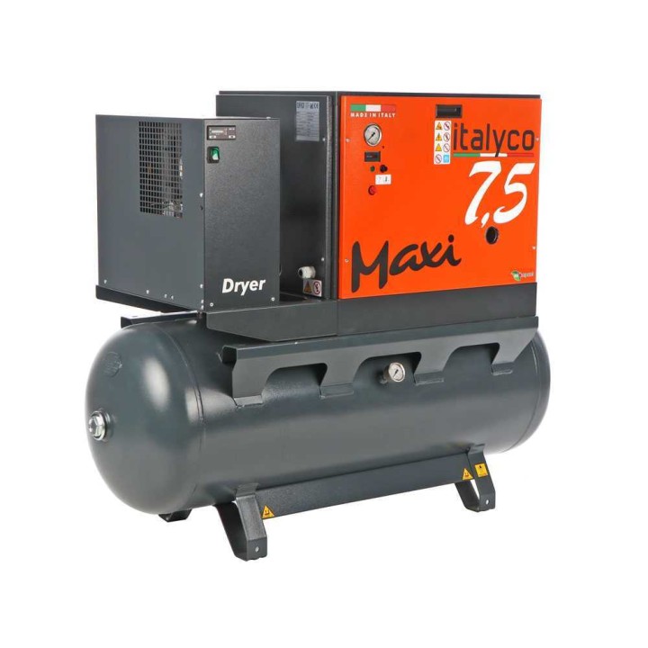 Italyco Maxi 8/270 D ruuvikompressori, 7 HP, 270 l, 10 bar