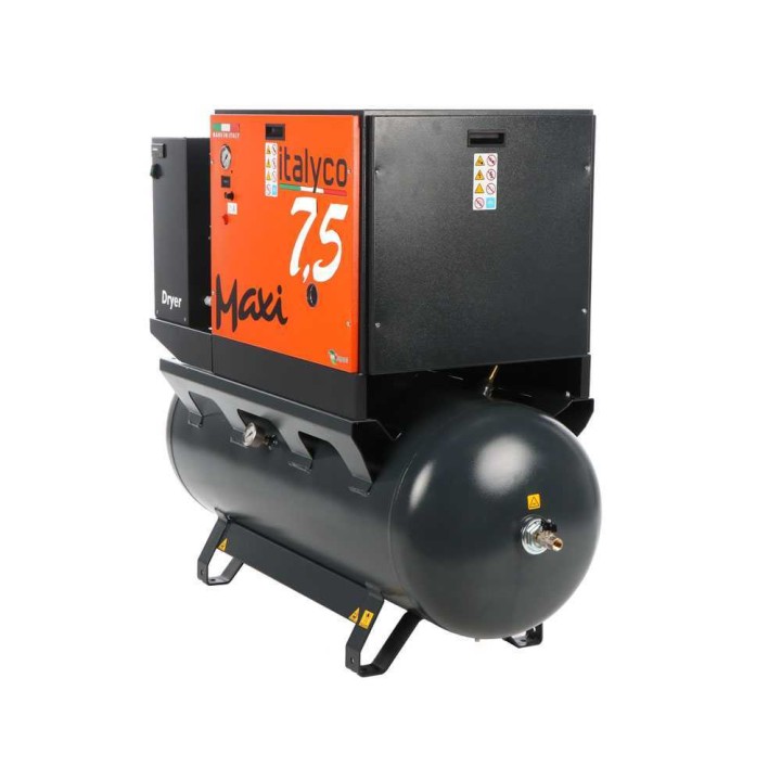 Italyco Maxi 8/270 D ruuvikompressori, 7 HP, 270 l, 10 bar