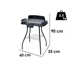 DCG BQS2497 sähkögrilli 2 000 W ruostumaton teräs