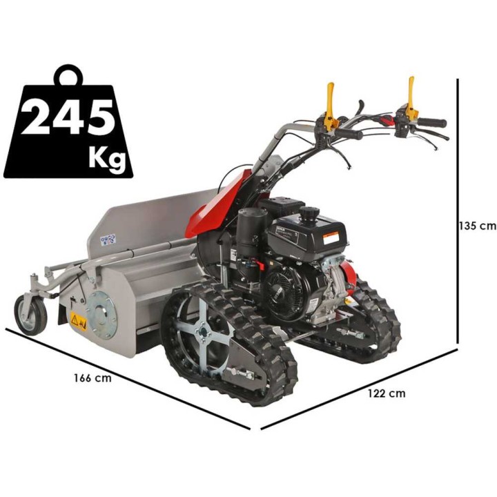 Efco DR 100 TR telaketjuvetoinen vasaramurskain, Kohler CH440, 100 cm, 16,5 HP