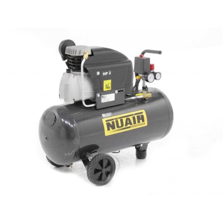 Nuair FC 2 50 -sähkökompressori, 2 HP, 50 l, 8 bar, 230 V