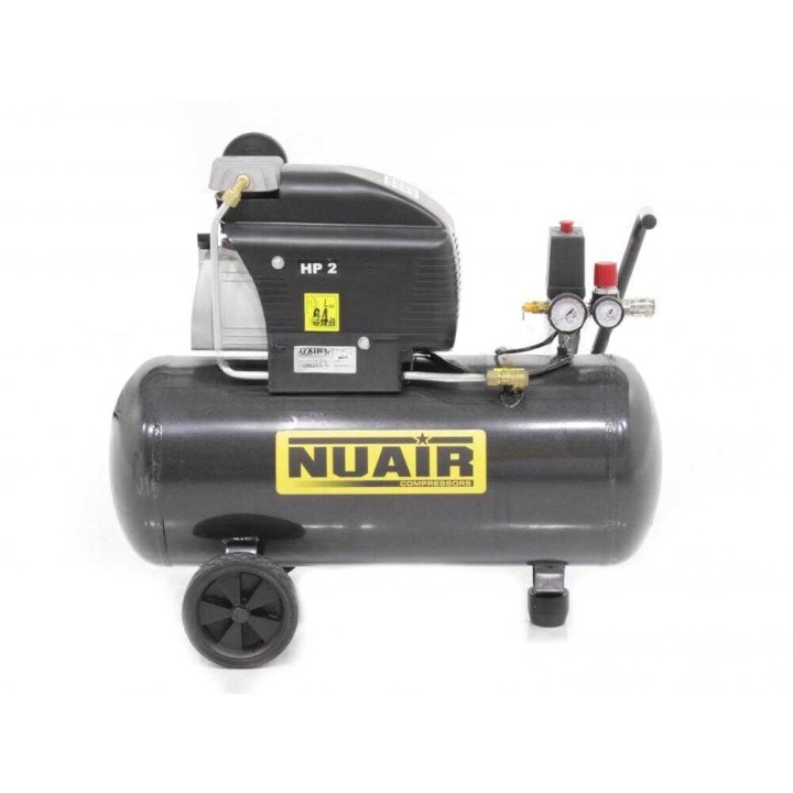 Nuair FC 2 50 -sähkökompressori, 2 HP, 50 l, 8 bar, 230 V