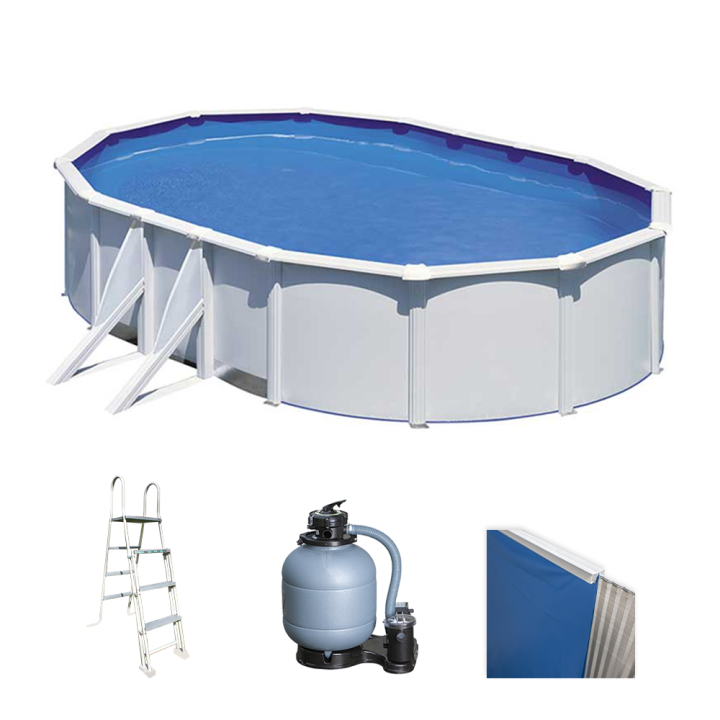 Gre Fidji Ovale soikea teräsallas 610 375 120 cm 20 890 l